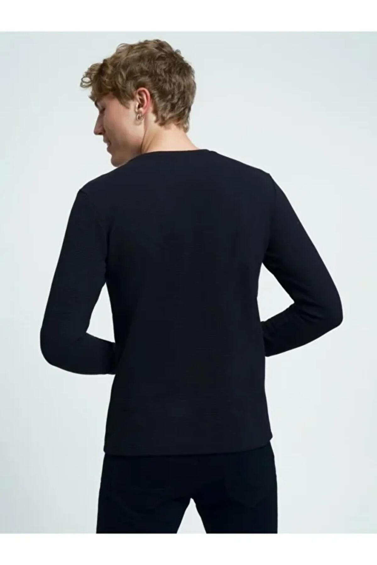 Loft Tişört Uzun Kol LF2034194 Siyah