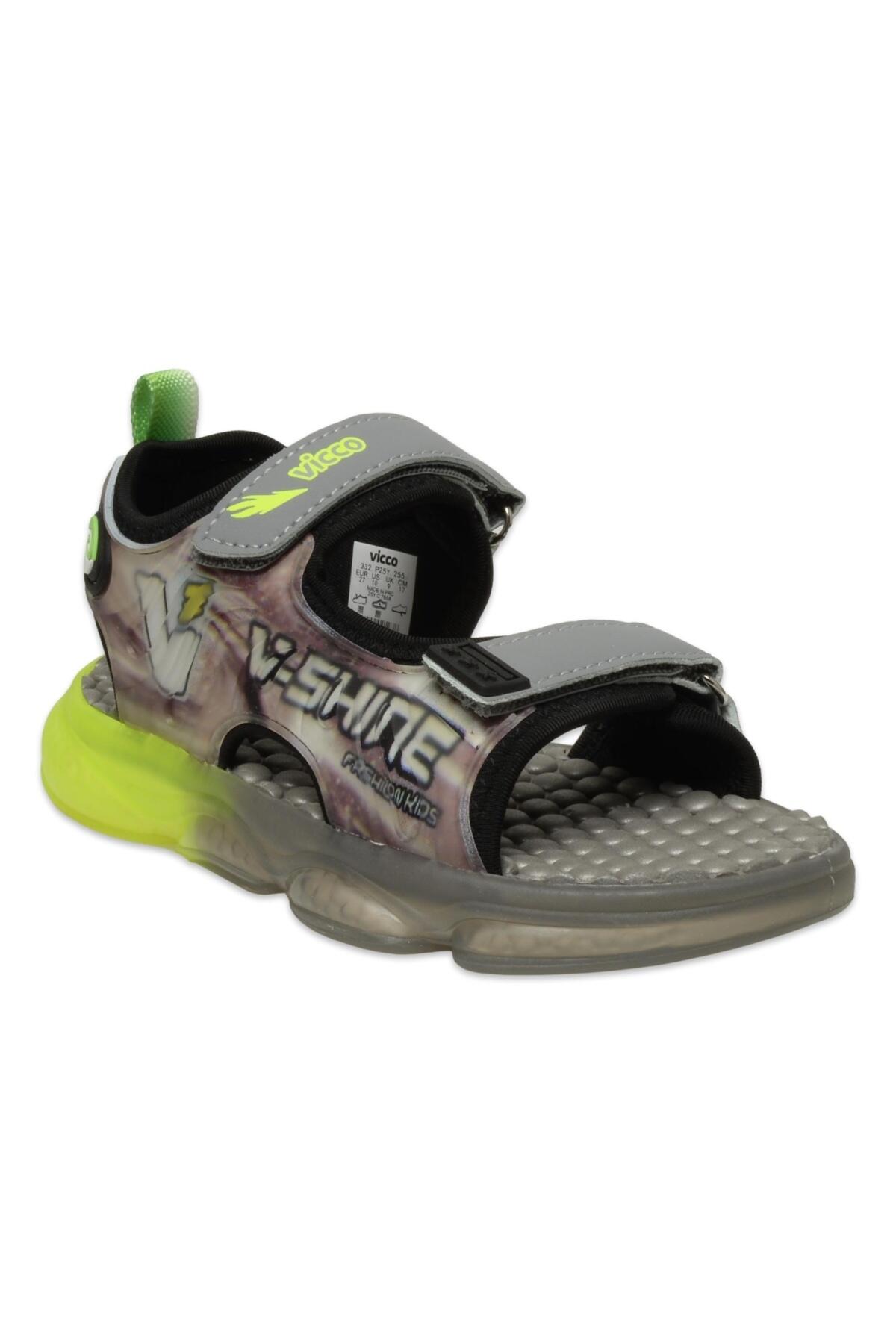 Vicco Patik Phylon Işıklı Sandalet Felipe 332.P25Y.255 Gri