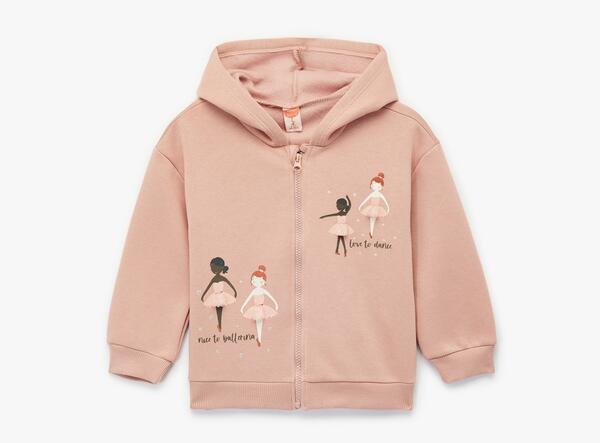 Koton Sweatshirt Kız Bebek 6WMG10007AK Pembe