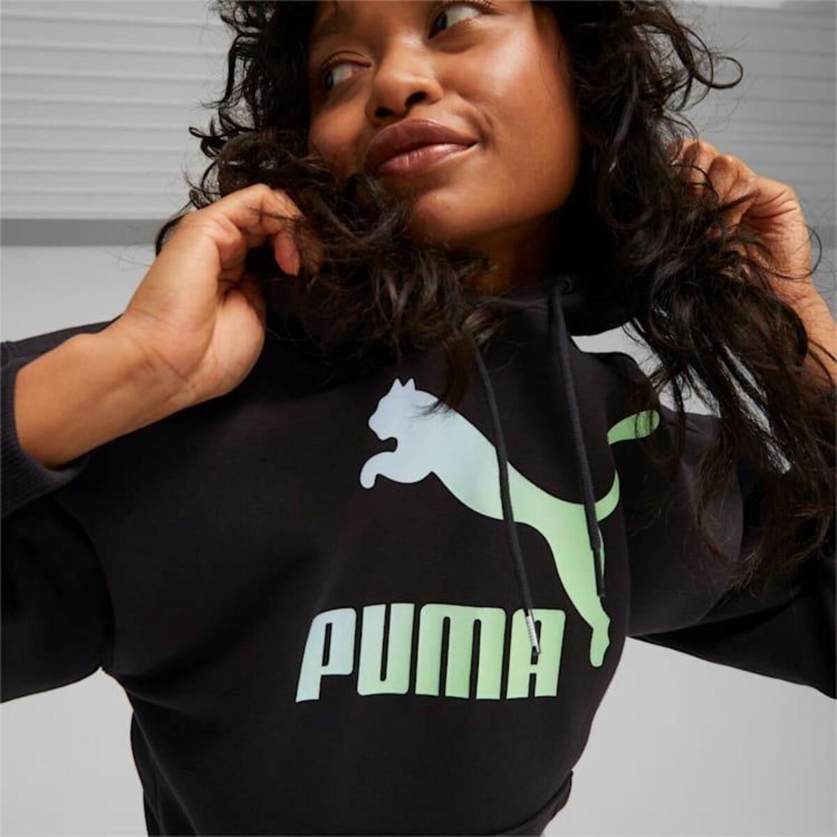 Puma Hoodie Classics Logo İnfill Tr 622747_01 Siyah