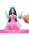 Barbie Mavi Saçlı Prenses Bebek MTL-HRR16