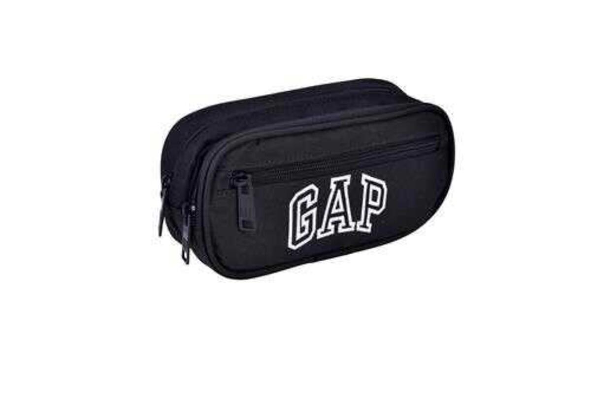 Gap 3 Bölme Kalem Çantası 12833 Siyah