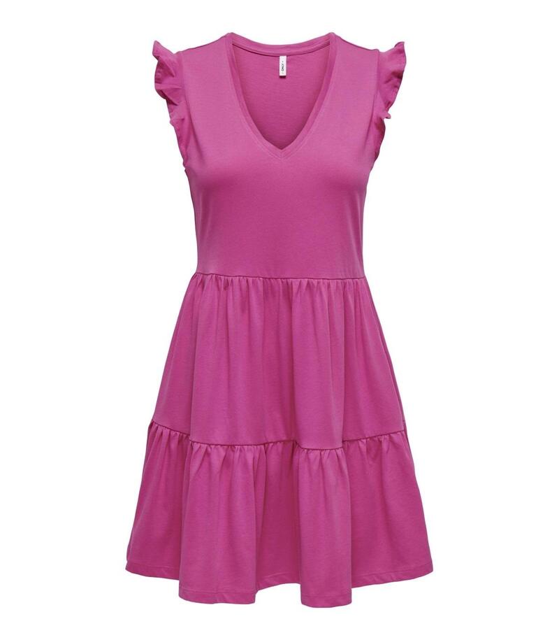 Only Elbise 15226992 Fuşya (Dy)