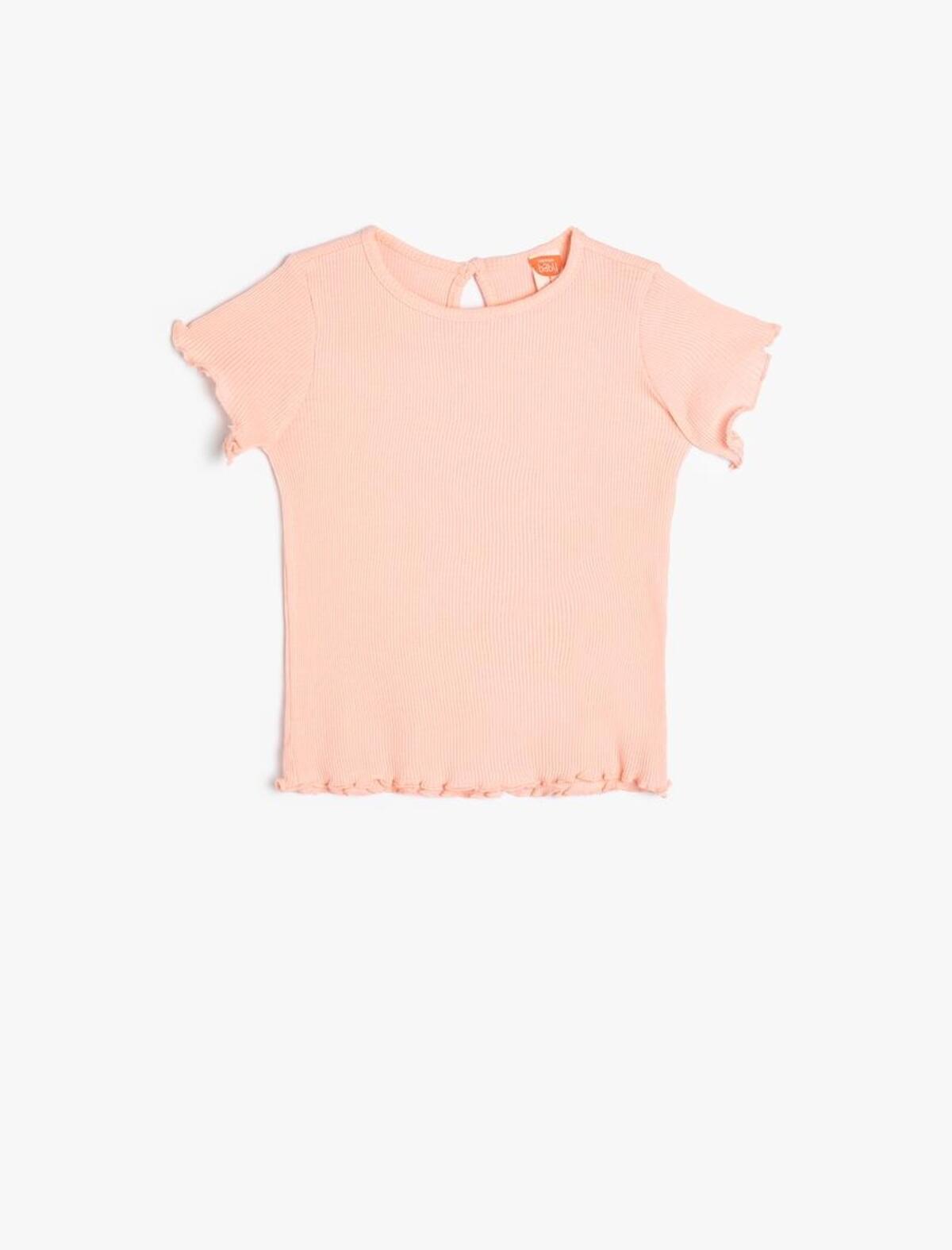 Koton Tişört Kız Bebek 4SMG10046AK Pembe (Dy)
