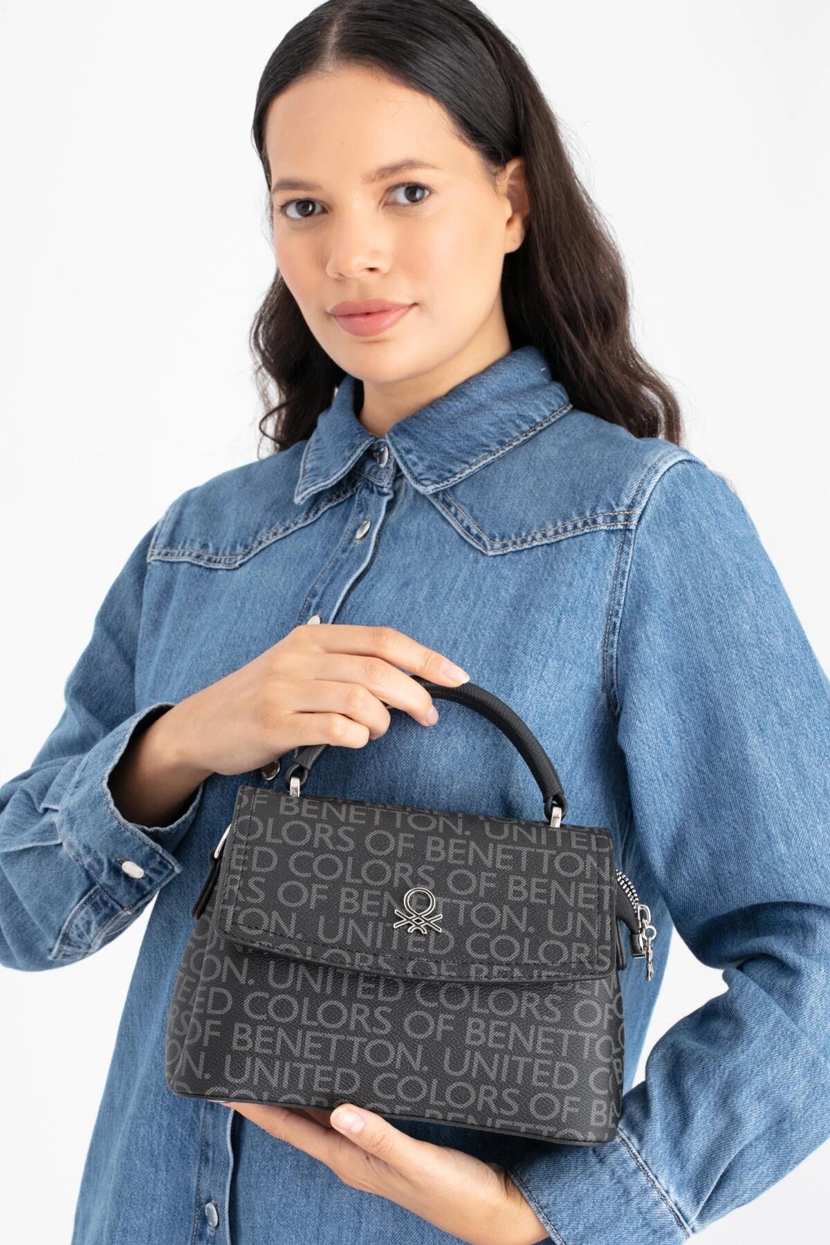 United Colors Of Benetton Kadın Çapraz Çanta BNT_1691 Siyah United Colors Of Benetton Kadın Çapraz Çanta BNT_1691 Siyah