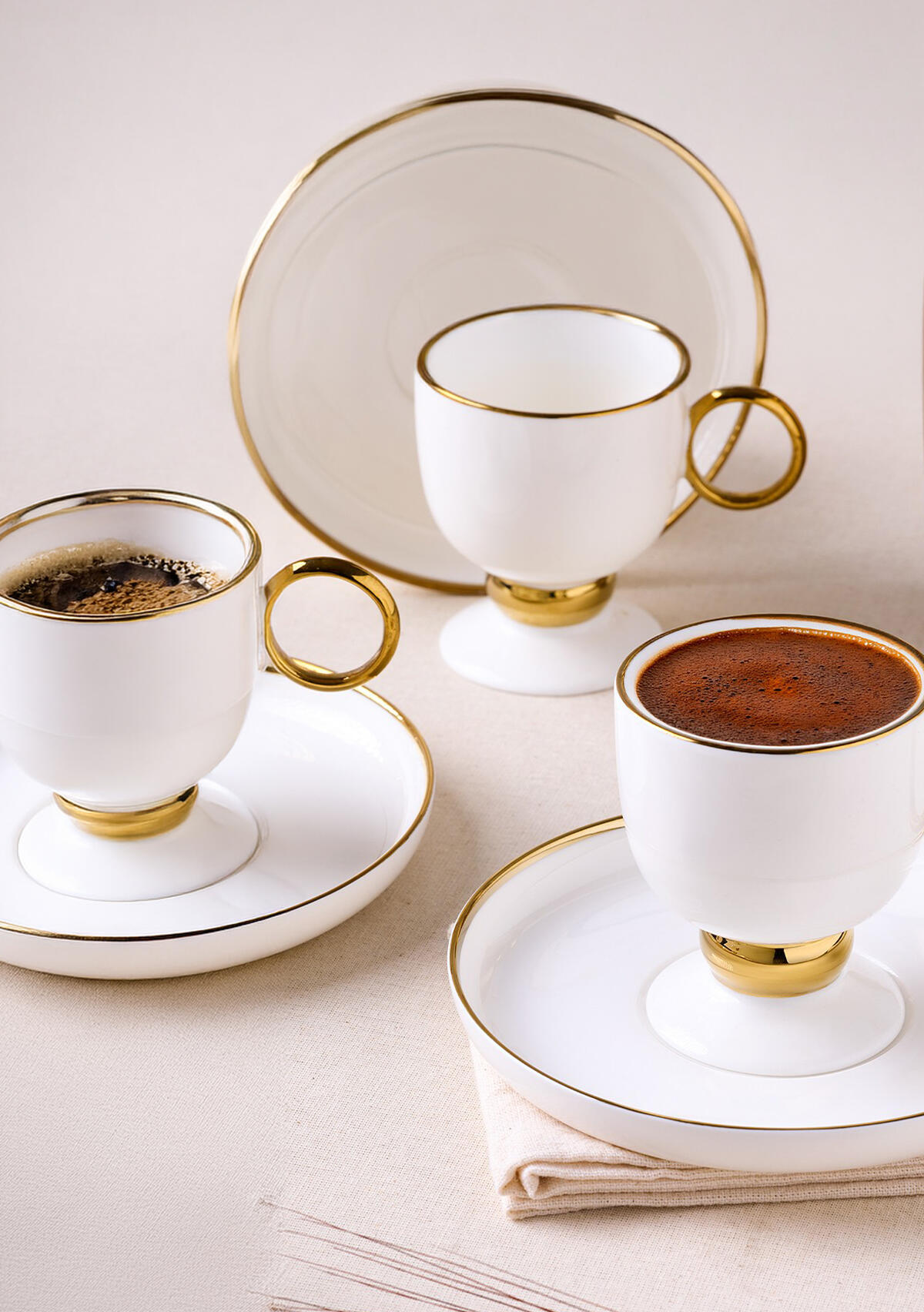 Aryıldız Kahve Fincan Tk 6Lı Margaux 153AR265383 Gold