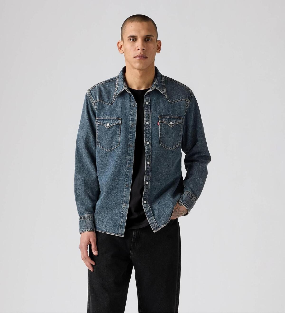 Levis Erkek Denim Gömlek 85744-0103 İndigo