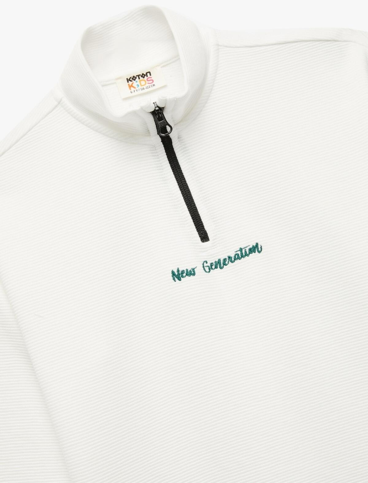 Koton Sweatshirt Erkek Çocuk 6WKB10187TK Ekru