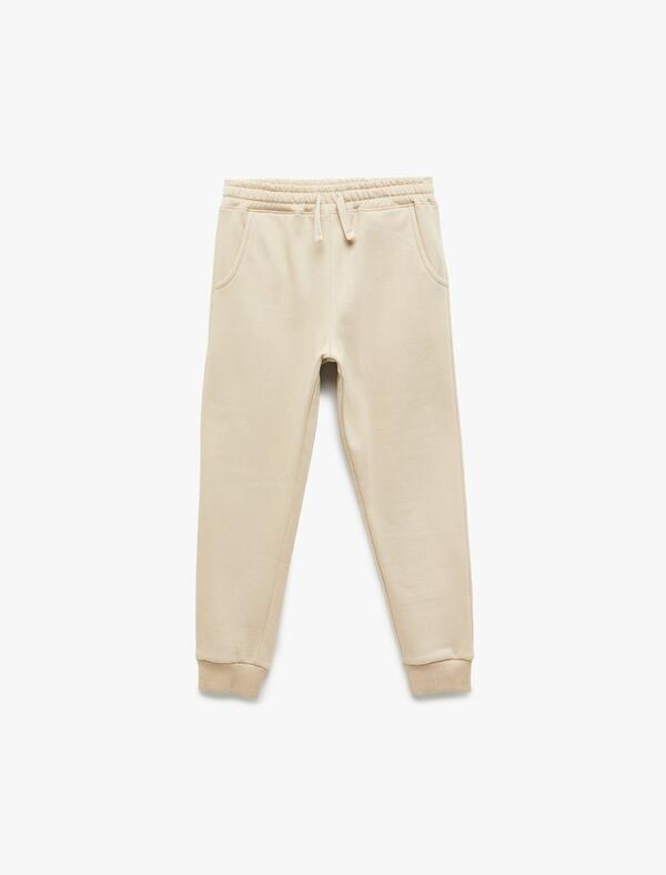 Koton Eşofman Altı Erkek Çocuk 6WKB40010TK Bej