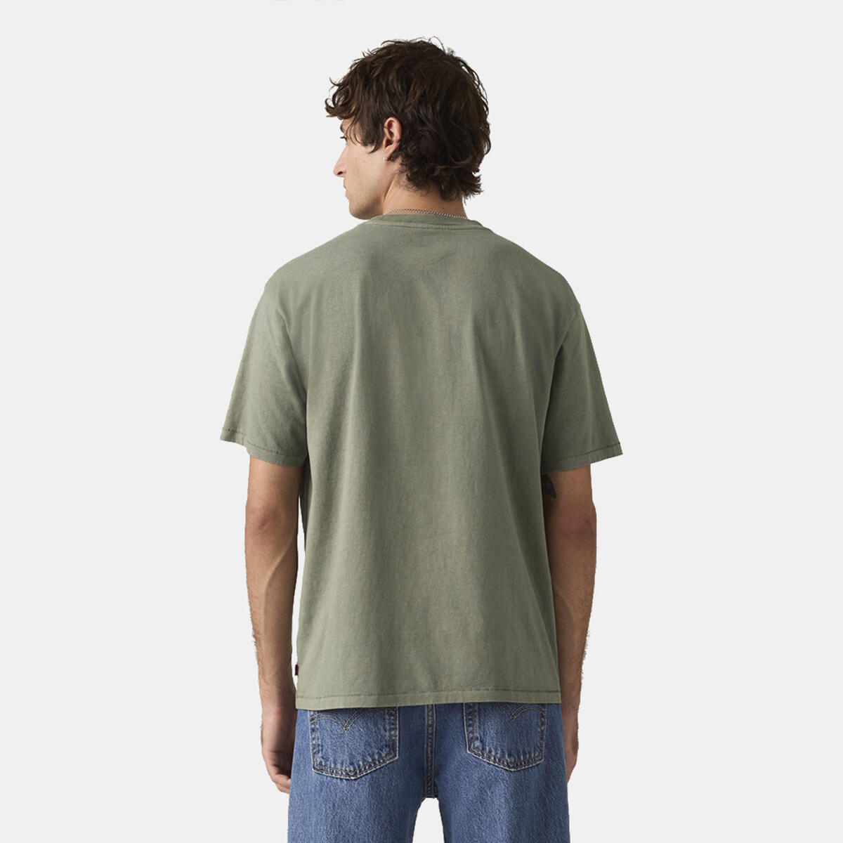 Levis Erkek Tişört A0637-0189 Açık Haki