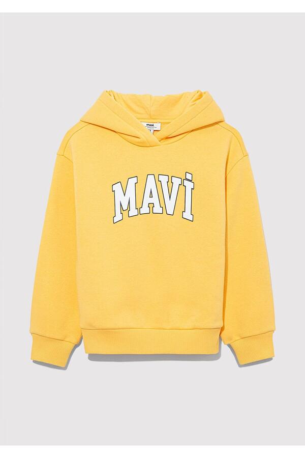 Mavi Sweatshirt Kız Çocuk M7610035-71377 Sarı