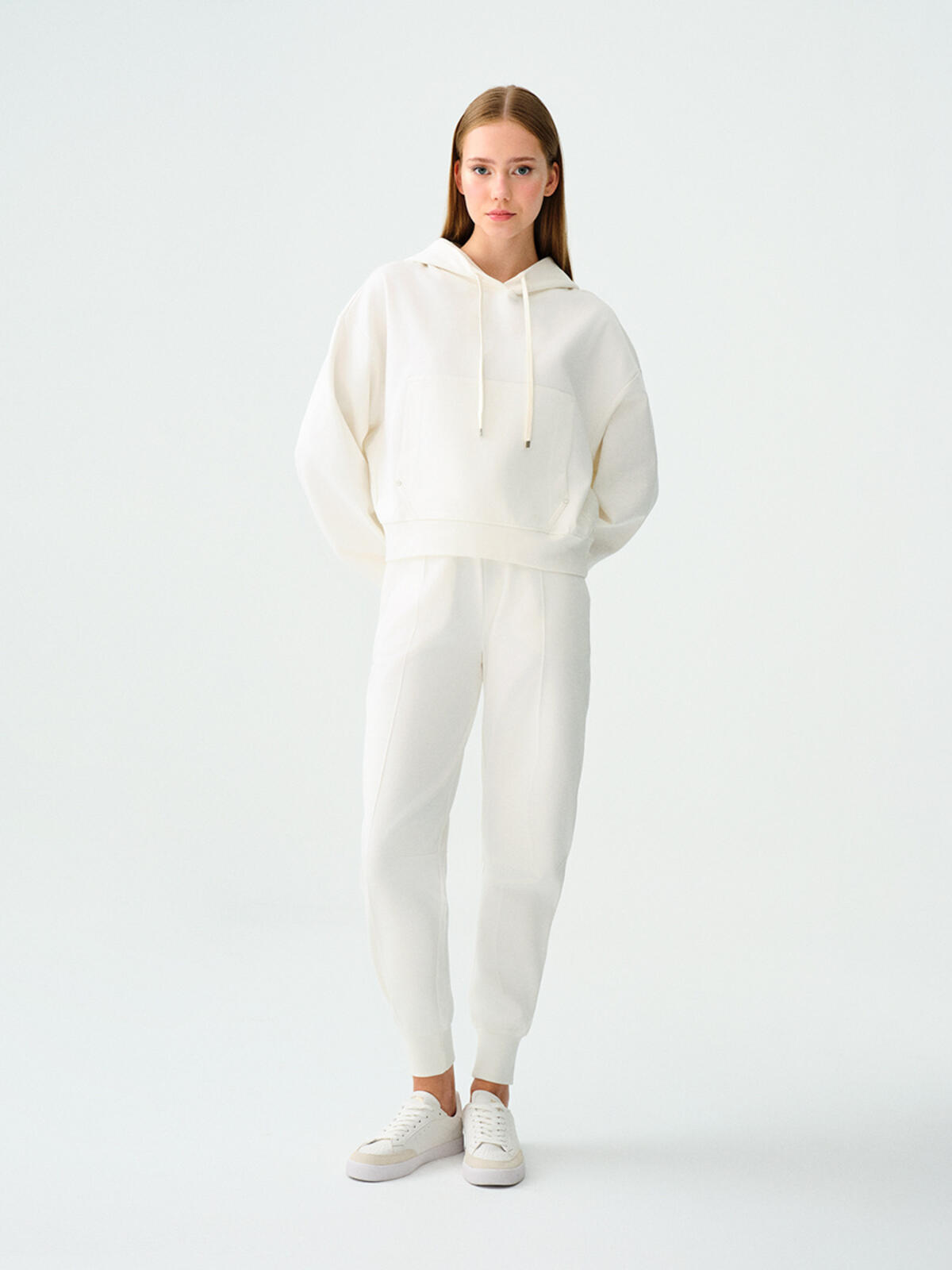 Loft Sweatshirt LF2038207 Kırık Beyaz