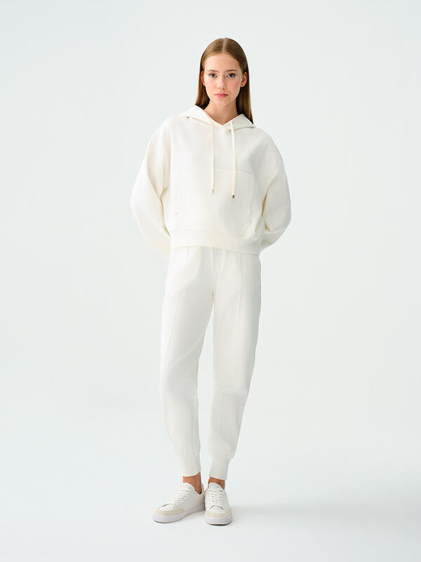 Loft Sweatshirt LF2038207 Kırık Beyaz