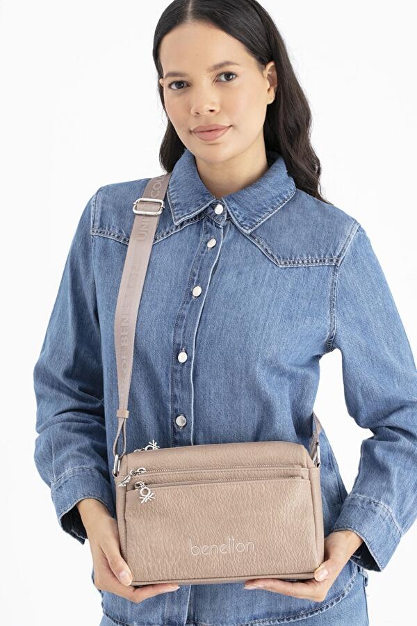 United Colors Of Benetton Kadın Kol Çantası BNT_1692 Vizon