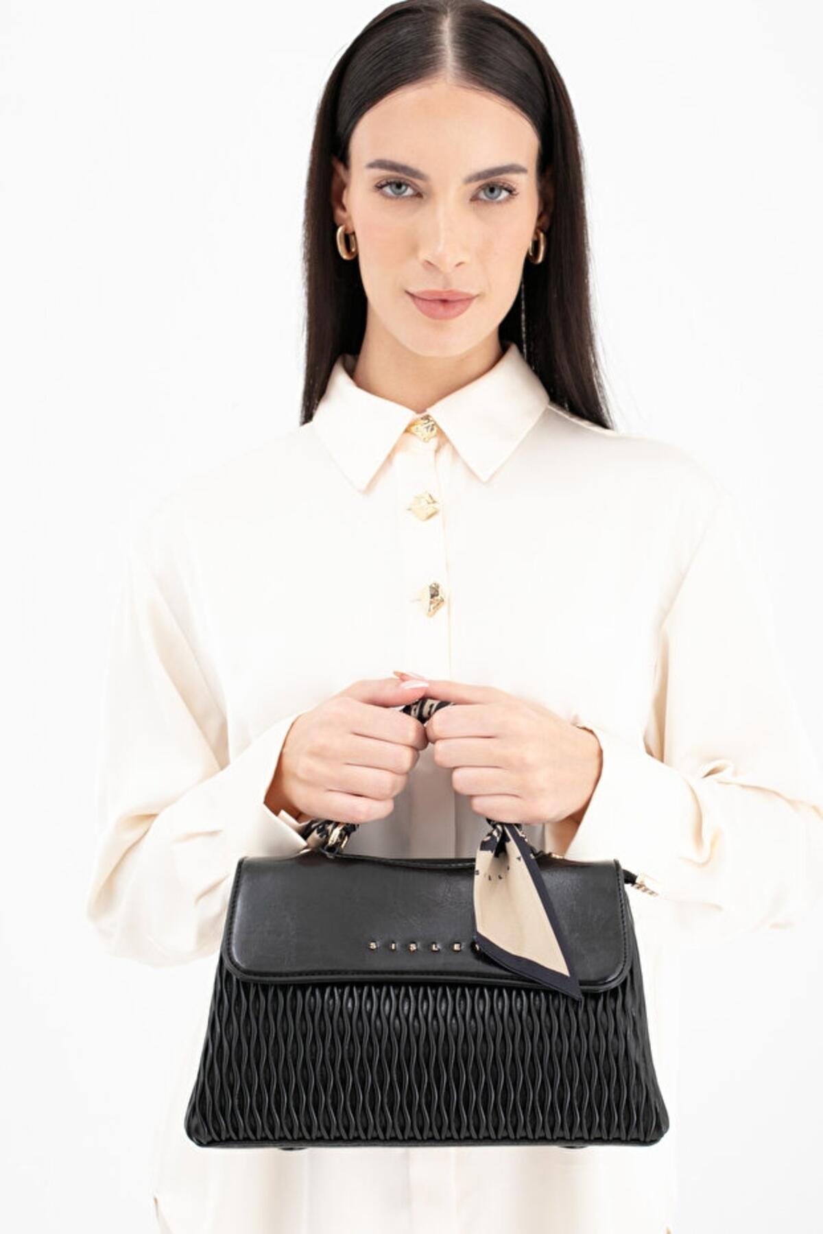 Sisley Kadın Kol Çantası SLY_293 Siyah