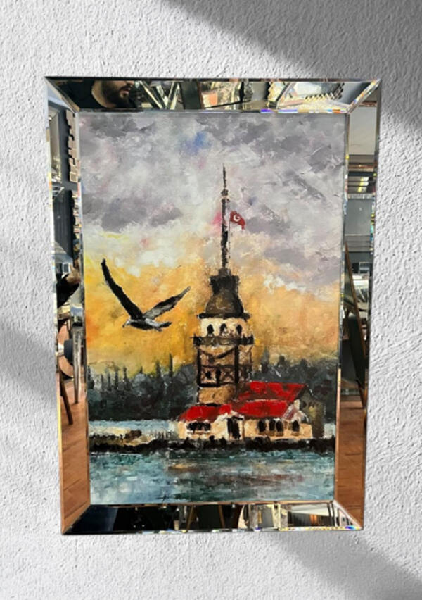 Batuhan Ayna Kız Kulesi Tablo (Yağlı Boya )Bth-41