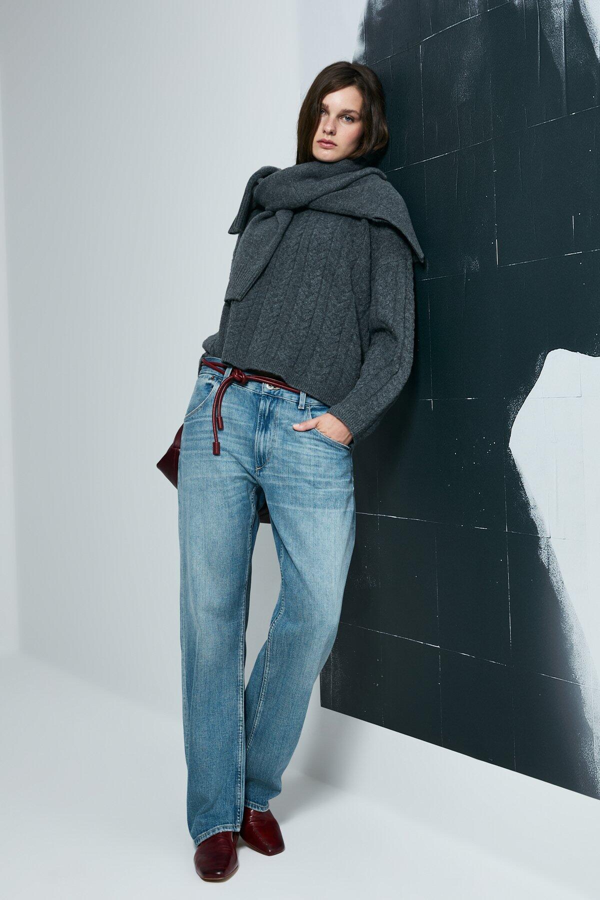 Lufıan Kadın Kazak Mıra 122090040 Antrasit