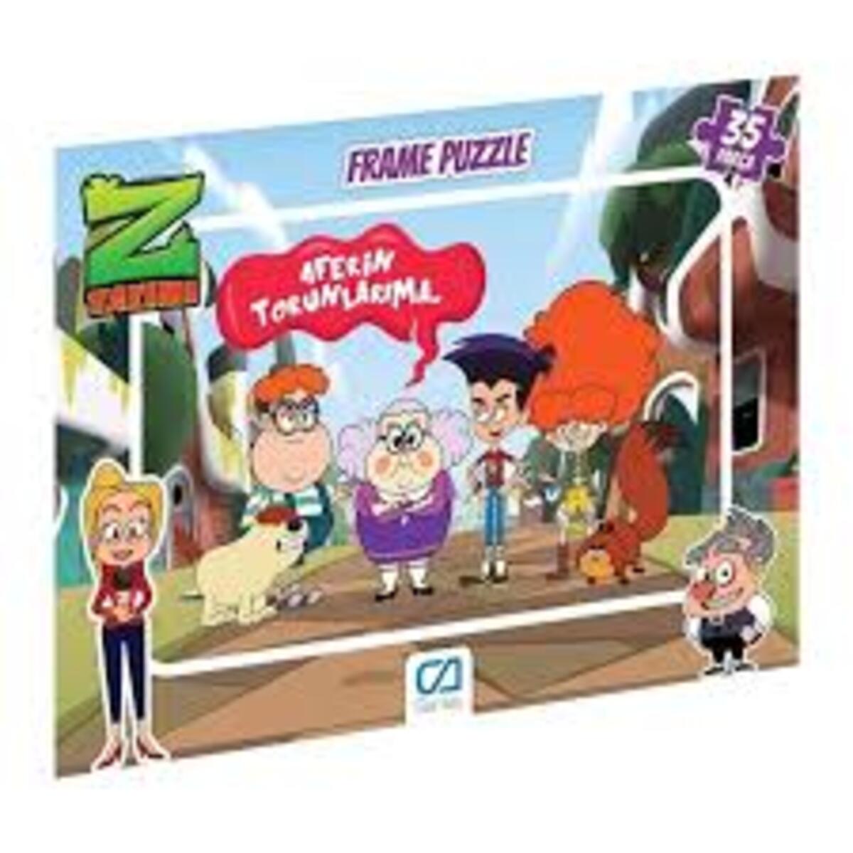 Ca Games Frame Puzzle 35 Parça Z Takımı CAFRM5163-5164