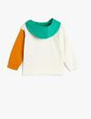 Koton Sweatshirt Erkek Bebek 5WMB10149TK Ekru