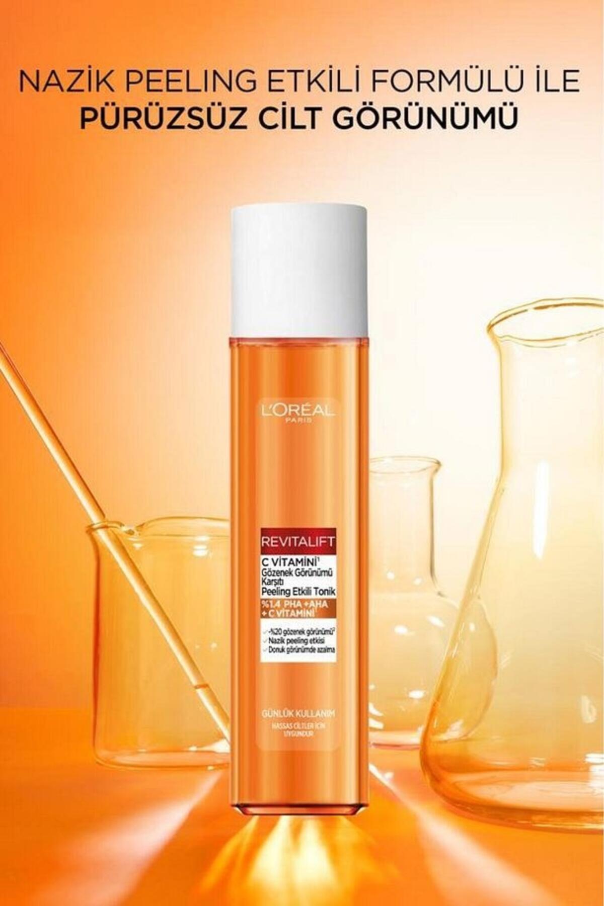 Loreal Paris Peeling Tonik Vitamin C Gözenek Karşıtı