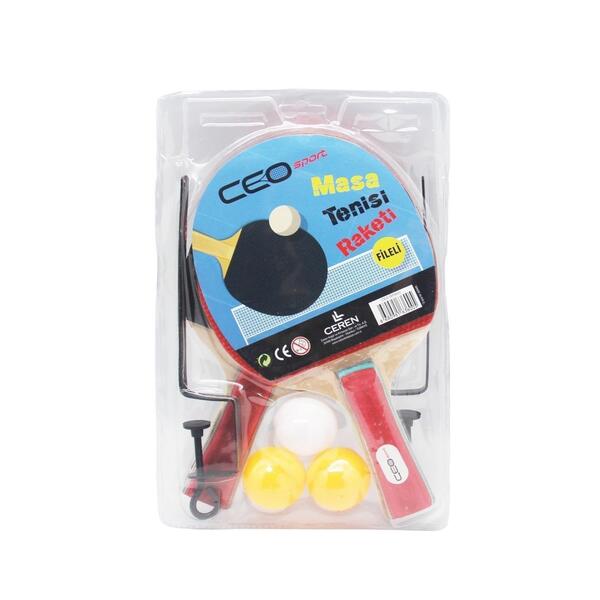 Ceo Sport Masa Tenisi Seti Fileli (2 Raket+3 Top) CEO-SP0005