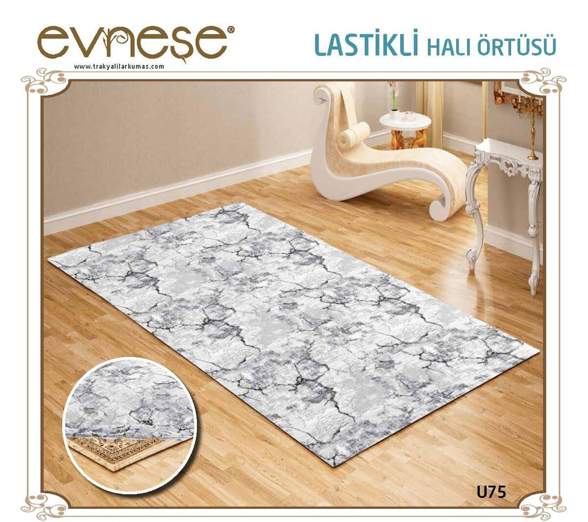 Evneşe Halı Örtüsü 4M2 U75(DY)