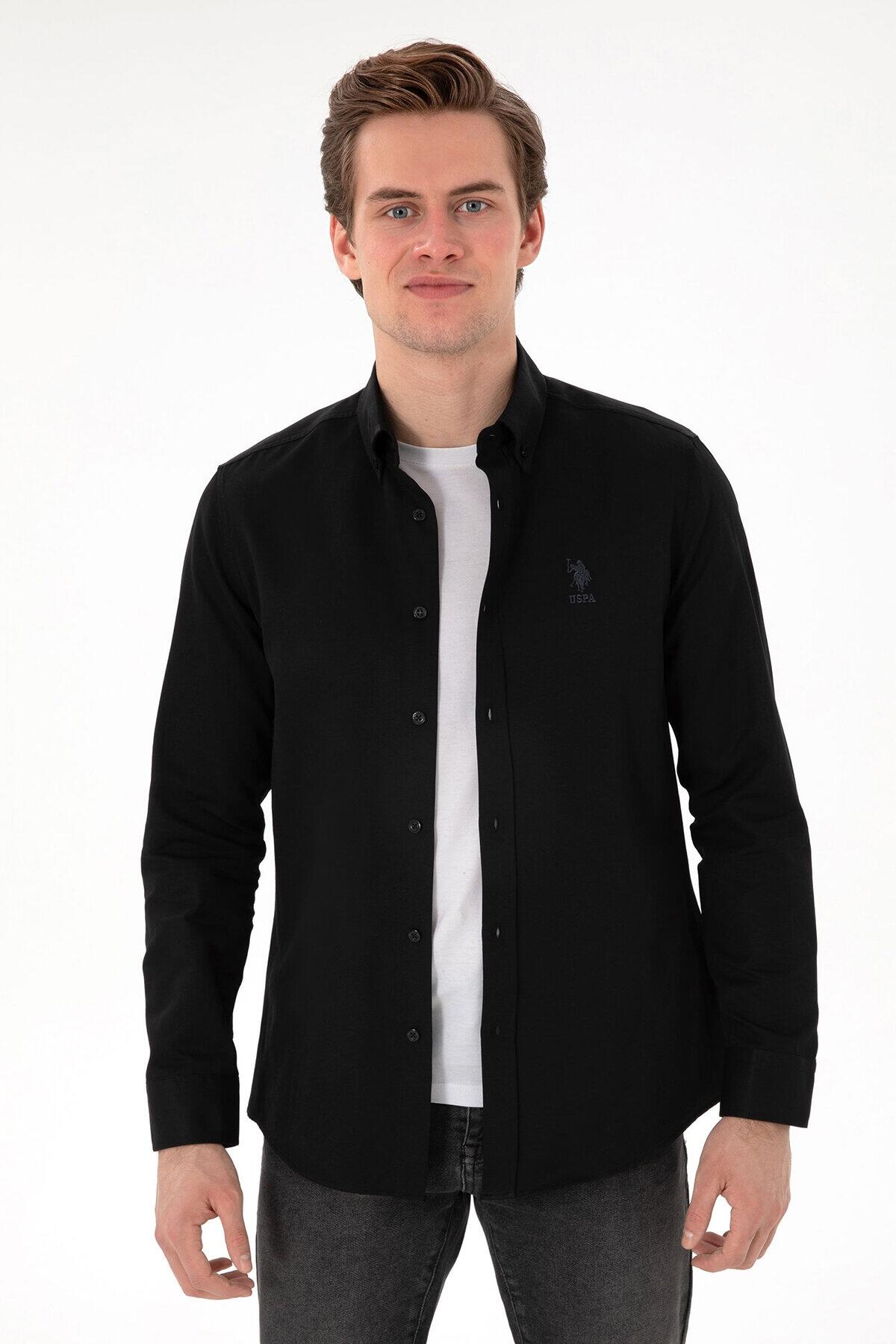 U.S Polo Assn.Gömlek 2084085 G081GL004 Siyah