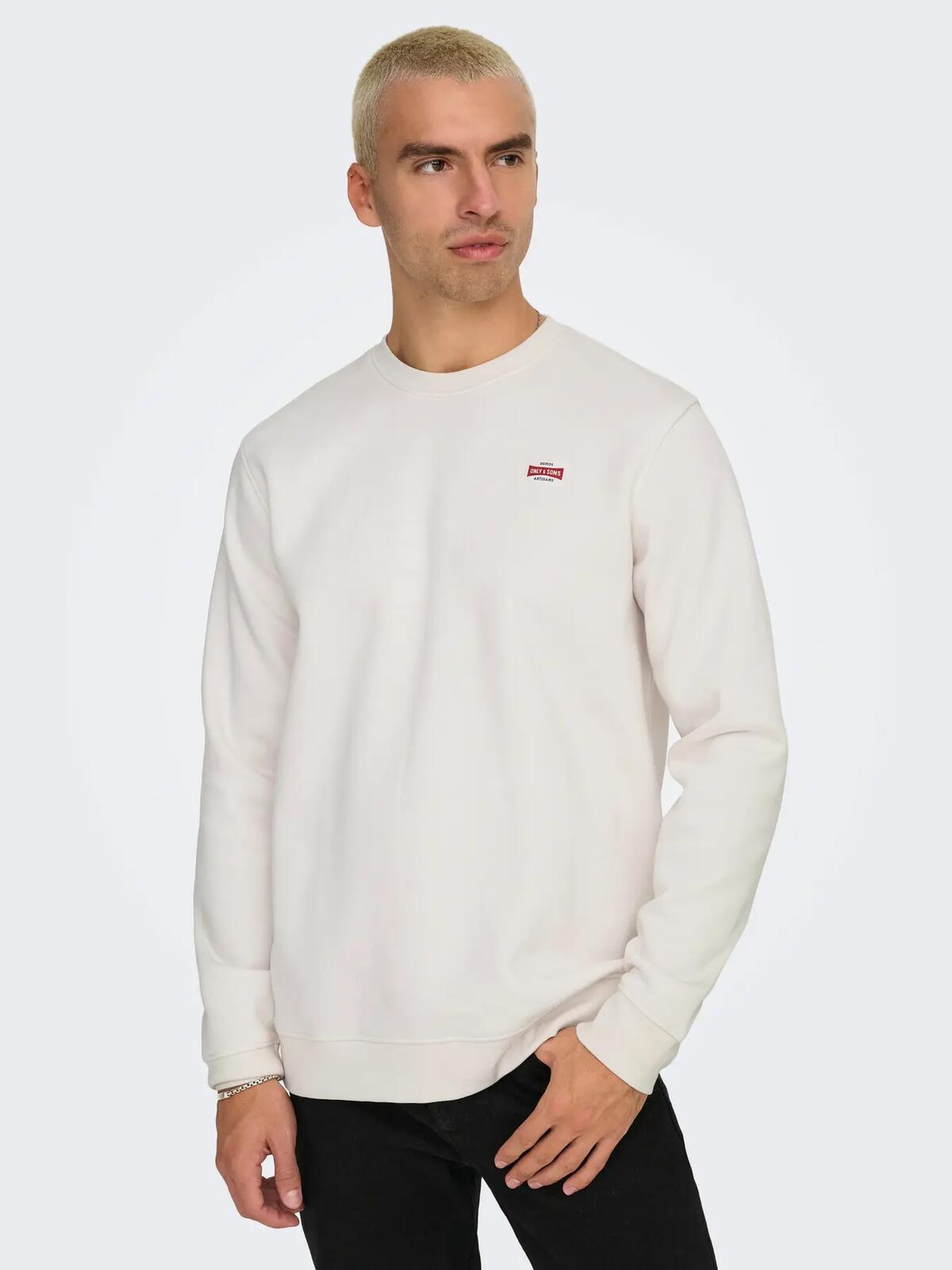 Only&Sons Sweatshirt 22033193 Krem