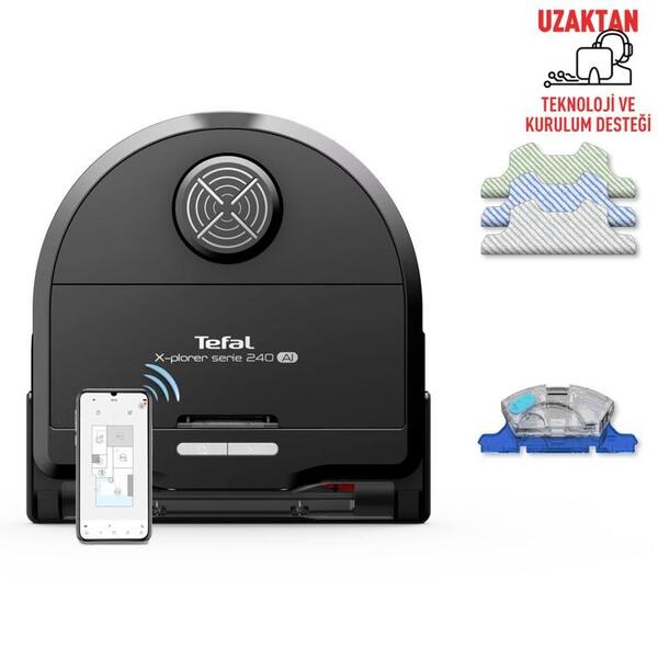 Tefal Akıllı Süpürge Explorer Series 240 Rg9675