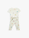 Koton Set Kız Bebek 5SMG10122AK Ekru Desenli