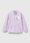 Benetton Sweatshirt Kız Bebek 3J70G5037 Lila