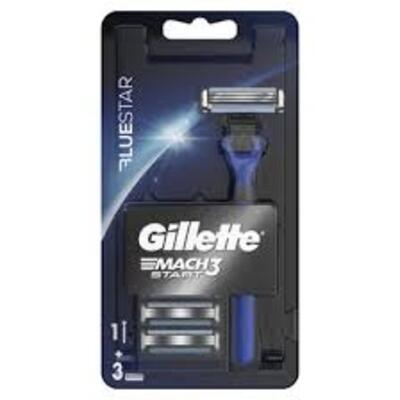 Gillette Traş Bıçağı Mach3 Start H+3 Blue (Dy)