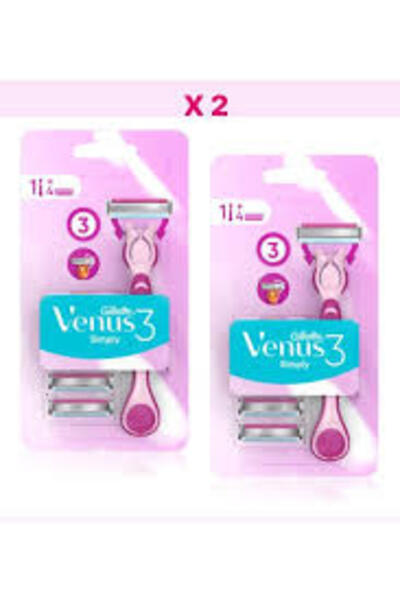 Gillette Traş Makinesi Venüs 3 Simply+4 Yedek (Dy)