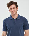 Skechers Organic Coll. M Short Sleeve Polo Shirt S241165-410 Lacivert