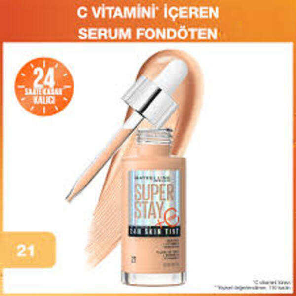 Maybelline Fondöten Superstay 24H Skin Tint No:21