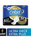 Orkid Hijyenik Ped Ultra Platinum Gece Extra 5Li