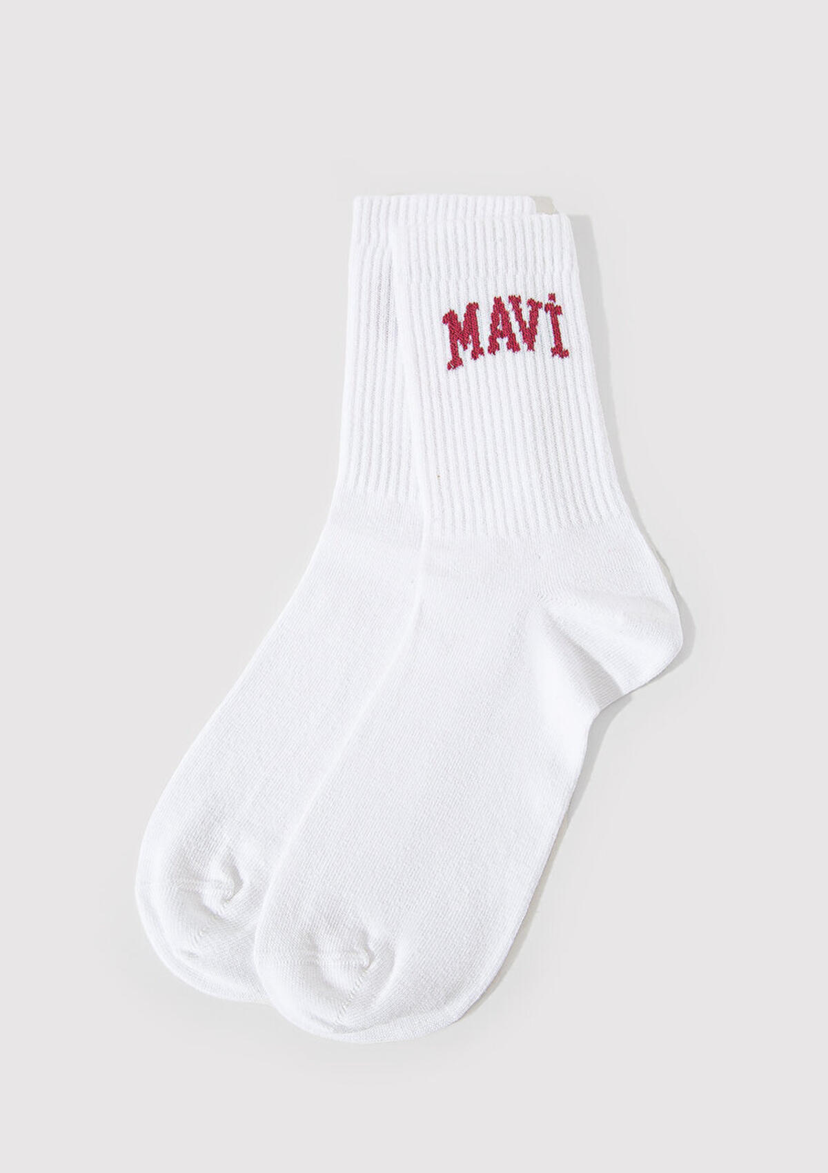 Mavi Soket Çorap M1912726-20844 Beyaz