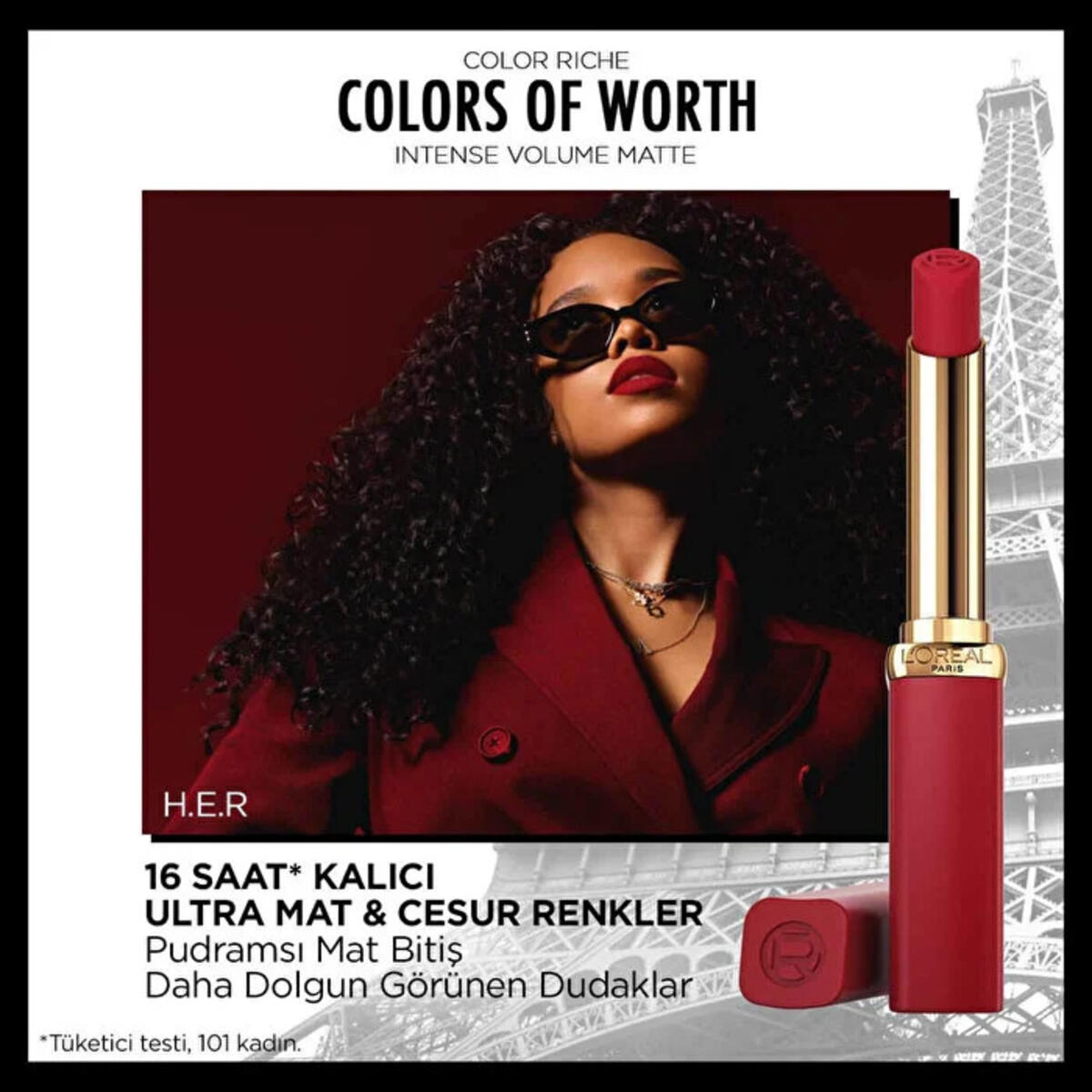 Loreal Paris Ruj Color Riche İntense Volume Mat No:300