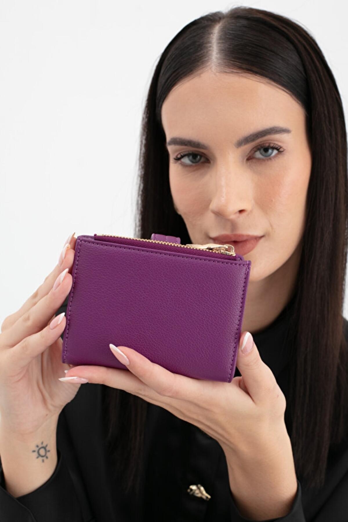 Sisley Kadın Cüzdan SLY_258 Mürdüm