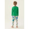 Rolypoly Pijama Takım Erkek Çocuk RP3363-2 Elma Yeşili