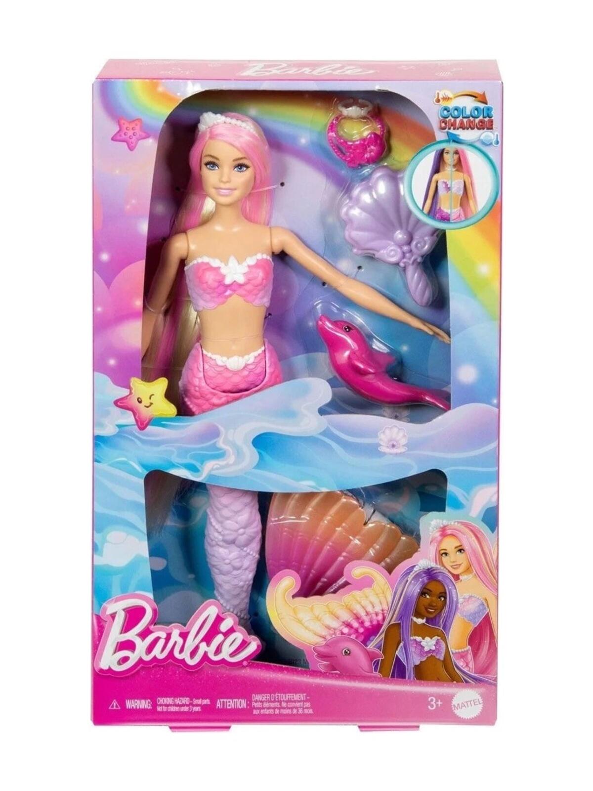 Barbie Renk Değiştiren Deniz Kızı Ve Aksesuarları MTL-HRP97