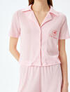 Koton Pijama Takımı 5SLK40056MK Pembe