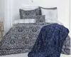 Özdilek Çeyiz Seti Antique Lacivert-Gümüş