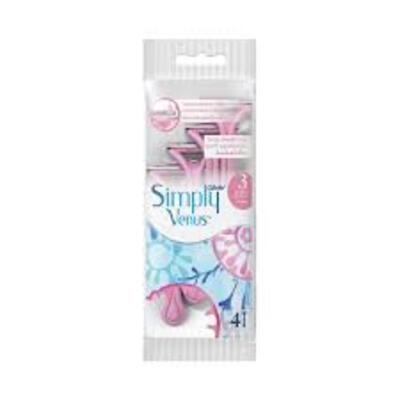 Gillette Traş Bıçağı Venüs Simply 3 Kullan At 4Lü (Dy)