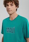 Mavi Tişört M066842-71825 Turkuaz Mavisi XL