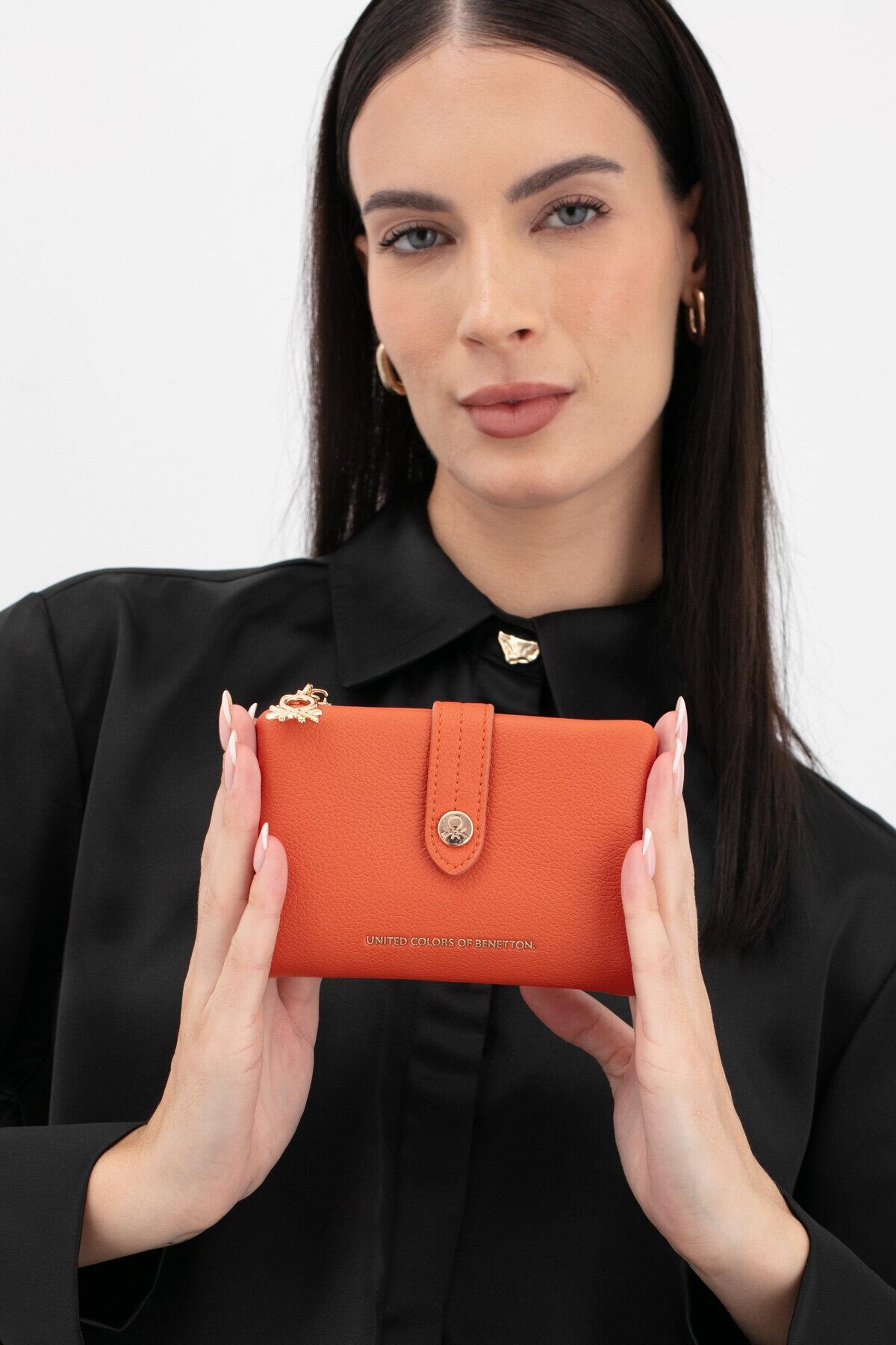 United Colors Of Benetton Kadın Cüzdan BNT_1630 Turuncu