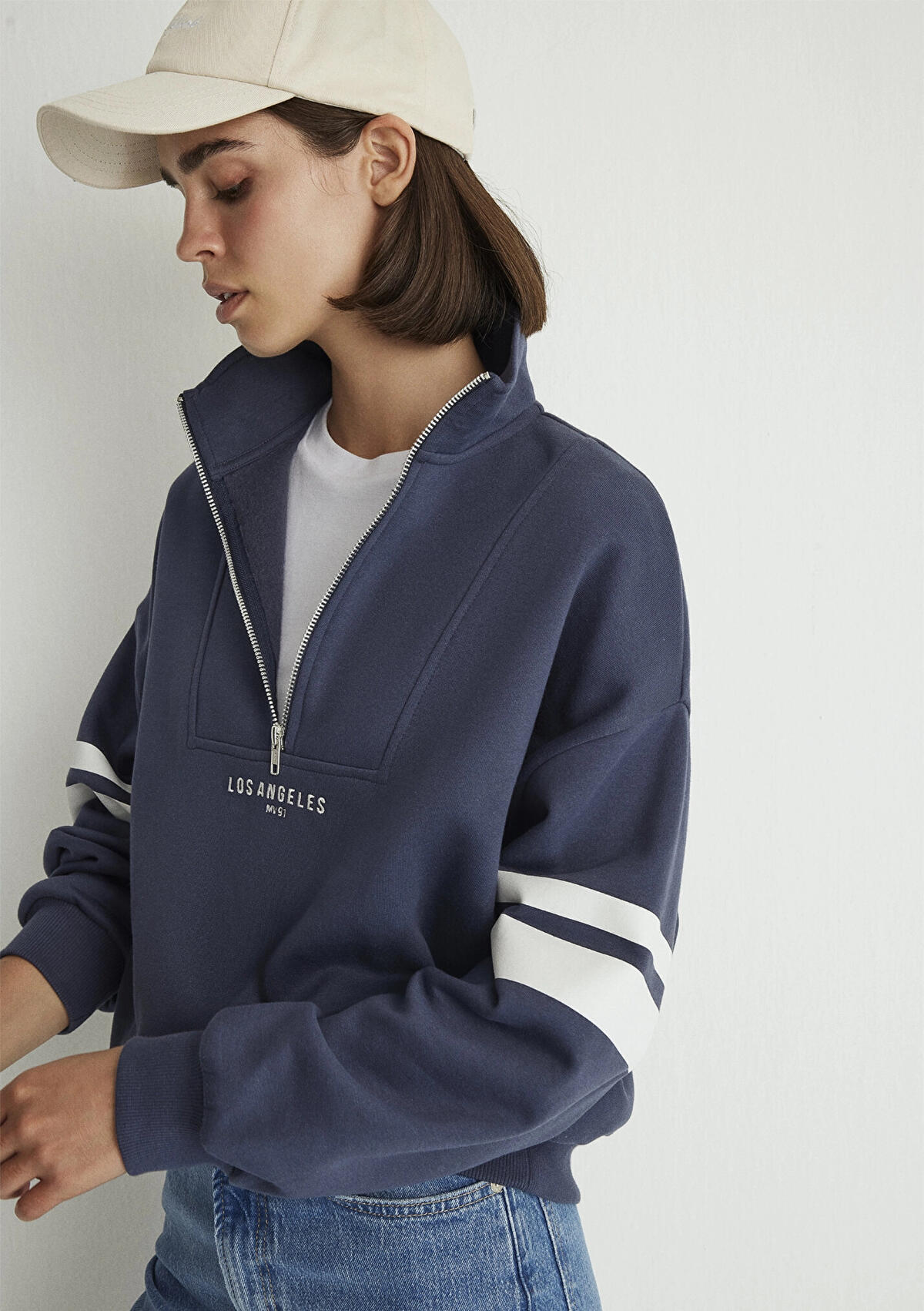 Mavi Sweatshirt M1S10171-70487 İndigo