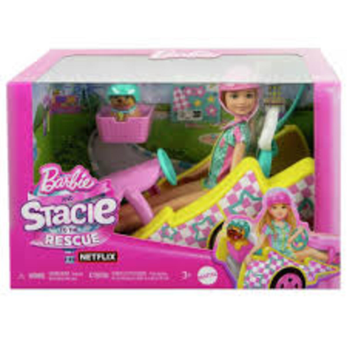 Barbie Stacie Go-Kart Yapıyor Oyun Seti MTL-HRM08