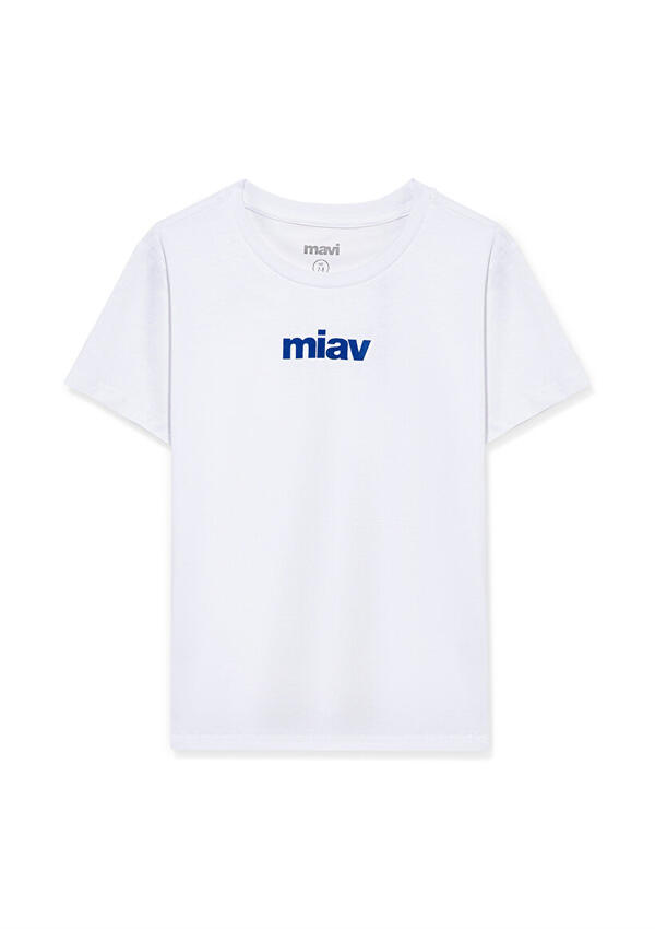 Mavi Tişört Erkek Çocuk M66332620 Beyaz