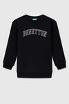 Benetton Sweatsshirt Erkek Çocuk BNT-B23342 26065 Siyah